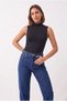 Body de damă din viscoză, fără mâneci, model basic - 2
