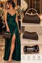 Beegi Women's Wrinkled Skin Copper Dress with Chain Strap for Wedding, Engagement, Party, and Evening Bag - 2