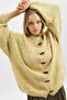 Wide Buttoned Knitwear Cardigan Safran - 2