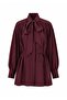 Fular Detail Pleated Shirt - 5