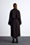 Nicola Kruvaze Trench Coat Dark Brown - 6