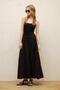 Bol Cut Linen Skirt Black - 6