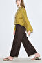 Wide Sleeve Dress Bluz Yellow - 5