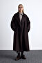 Nicola Kruvaze Trench Coat Dark Brown