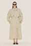 Limited Edition Wide Sleeve Trench Coat Green - 4