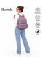 Back Plum Bag Moden School Bag Water Resistant Plum School Backpack 2200 - 3