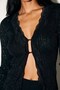Black Lace Detailed Long Sleeve Knitwear - 3