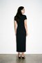Black Buckle Detailed Midi Dress - 4
