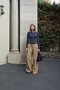 Button-Detail Knitted Blouse