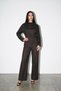 Bitter Brown Bat Sleeve Blouse - 2