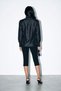 Black Ruffle and Button Detailed Long Sleeve Blouse - 4