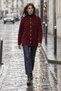Gold Buttoned Long Cardigan