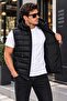 Men'S, Detachable Hooded, Black Inflatable Vest - 3