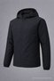 Men's Relax Fit Pocketed Lined Black Raincoat - 5