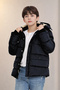 Boy's Winter Thick Fiber Filling Inner Fleece Lined Hooded Boys' Coat Jacket - 2