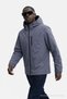 Men's Lined Trendy Oversize Smoked Raincoat & Windbreaker - 3