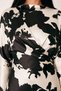 Cream - Bitter Brown Patterned Long Sleeve Blouse - 3