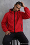 Men's Comfort Fit Lined Casual Red Raincoat & Windbreaker - 5