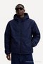 Men's Trend Zippered Navy Blue Raincoat & Windbreaker