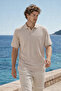 Men's Premium Comfort Stone Polo Collar t Shirt - 3