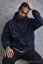 Men's Comfort Fit Lined Casual Navy Blue Raincoat & Windbreaker - 5