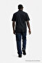 Men's Summer Loose Black Polo Neck T-Shirt - 6