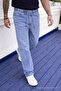 Men's Jogger Premium Comfort Blue Baggy Pants - 2