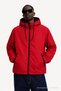Men's Trend Zippered Red Raincoat & Windbreaker