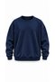 Two-Thread Raised Unisex Crew Neck Sweatshirt - Full Fit Sweatpants Set with Elastic Cuffs - 2