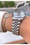 Brand Original - Silver Color- 2 Year Warranty Women Wrist Watch - Bracelet Gifted 010Dkl00-369 - 3