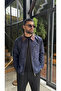 Men's Gabardine Jacket Italian Collar Regular Fit Lined Zippered Seasonal Jacket Coat 71 cm Code:Jsm26Ckt-002 - 3