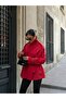 Half-Cape Buttoned Belted Trench Coat - 8