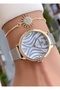Brand Original - Yellow Silver Color- 2 Year Warranty Women Wrist Watch - Bracelet Gifted 010Dkl00-610 - 2