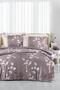 RANFORCE SINGLE PERSON Duvet Cover Set TIVORY DAMSON