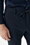 Navy Blue Comfort Fit Flexible Sports Pants - 4