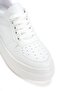 Women's Lace-Up Thick Sole Casual Comfortable Sports Shoes with Internal Hidden Heel - 2