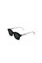 Women 1.1 Tac Polarized Sunglasses Black+Trans Mirror Lens - LCW10772C1