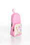 Pink Pen Holder with Ice Cream Figure, Transparent Pocket and 2 Compartments - 2