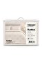 Trendy Embossed Double Blanket (220X240)-Art Deco Cream New - 2