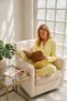 Women's Dowry Polka Dot Yellow Pajama Set - 2