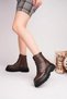 Genuine Leather Orthopedic Thick Soled Cold-Proof Women's Boots - 4