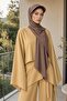 Combed Cotton Shawl with Visor,Ss-1