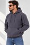 Men's 3-Ply Cotton Hooded Sweatshirt with Kangaroo Pocket, Premium Quality - 3