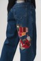 Bazaar Embroidery Detailed Baggy Jean Men's Trousers - 5