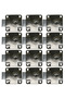 Yuma Ymk Drawer Lock Square Chrome with Key 1 Pack (12 Pieces)