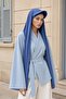 Combed Cotton Shawl with Visor,Ss-1 - 3