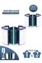 Premium HEPA Filter Replacement for Dyson TP04 HP04 DP04 TP05 DP05, Dual-Layer Carbon Filter