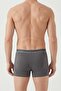 5-Pack Anthracite Cotton Lycra Sports Men's Boxer Set - Flexible Comfortable Underwear - Custom Made Sleep Band with Gift - 4