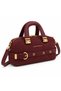 Suede Women's Hand and Shoulder Bag - 4