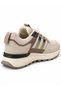 Men's Beige Lace-Up Thick Sole Casual Comfortable Sports Shoes - 4